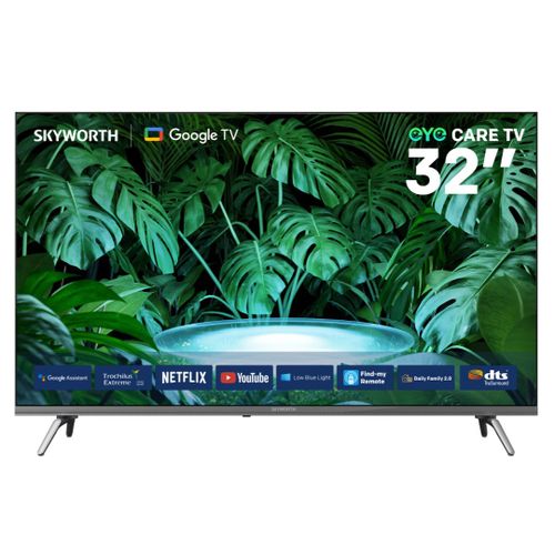 Skyworth 32E3500G, 32" FHD Smart Google TV, Black (1YR WRTY)